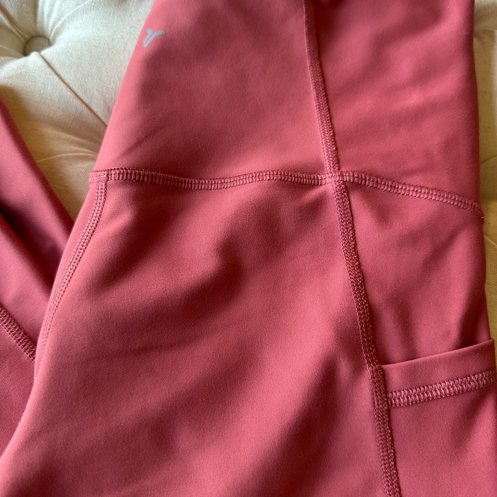 3 Pair Old Navy Maternity Powersoft 7/8 leggings Size S - Picture 2 of 5